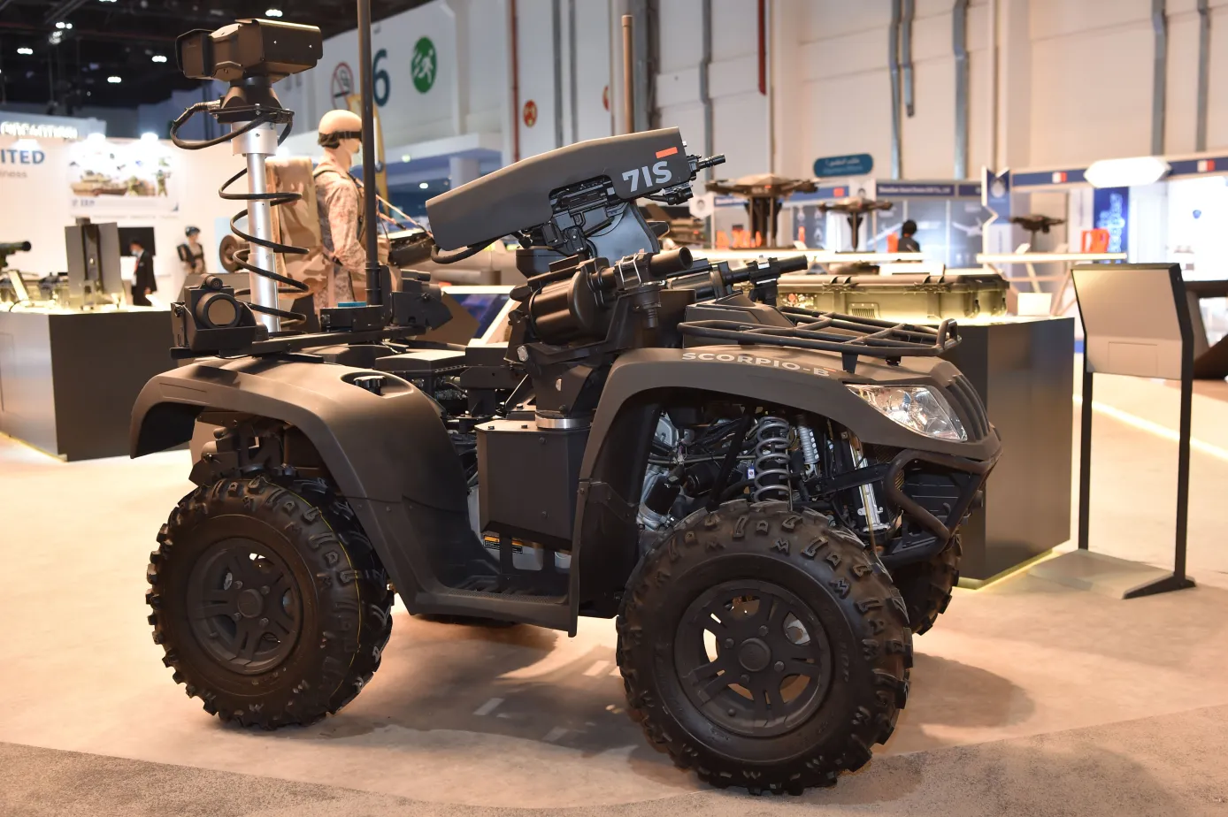 EDGE unveils 7IS Remote Control Weapon Station at UMEX 2022