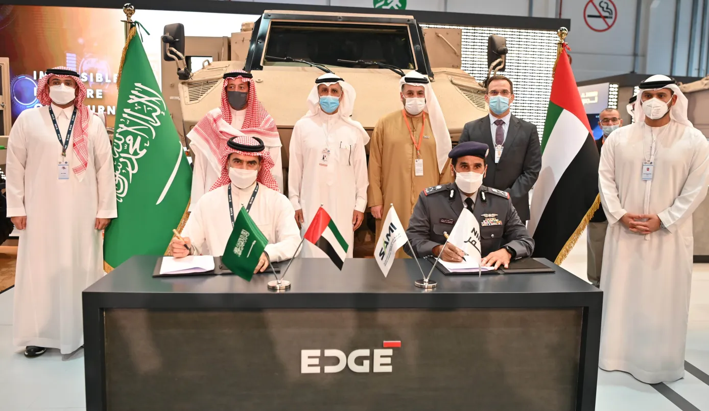 C_NIMR SAMI Signs teaming agreement at IDEX 2021