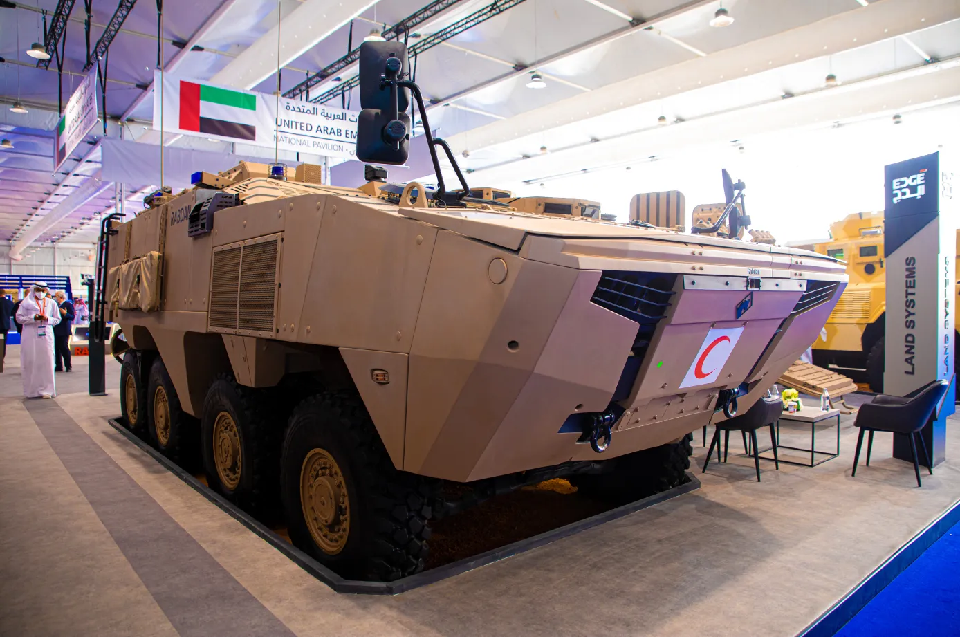 EDGE Introduces a Protected Ambulance Based on Rabdan 8x8 at World Defense Show 2022