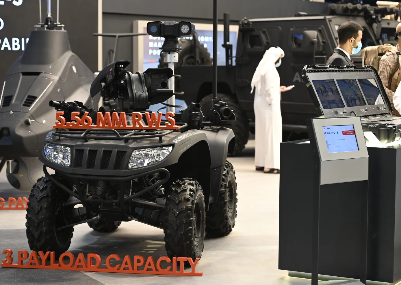 EDGE Introduces New AI-assisted Unmanned Ground Vehicle SCORPIO-B At ...