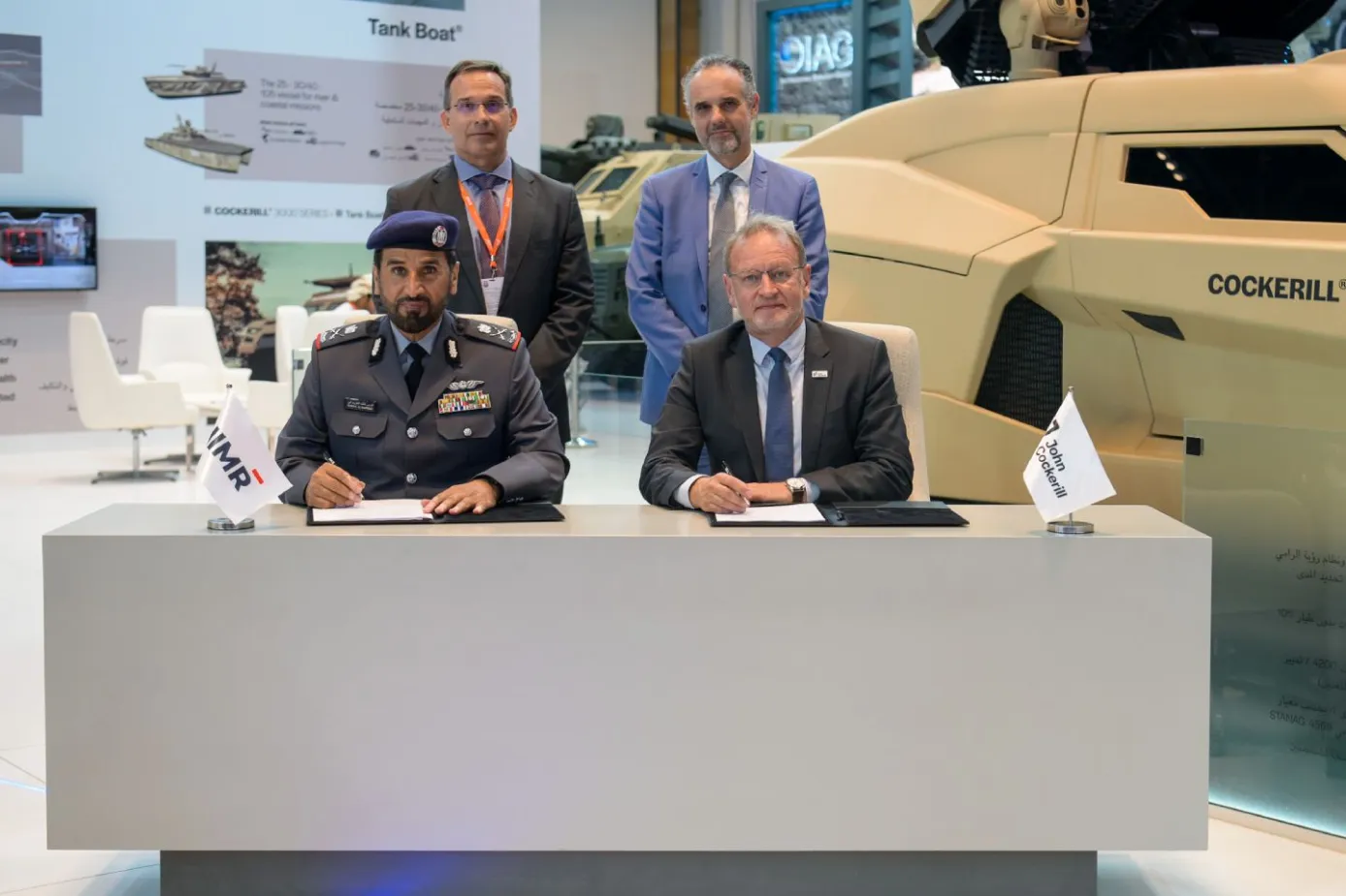 EDGE Signs Strategic Teaming Agreement with John Cockerill Defense at IDEX 2023