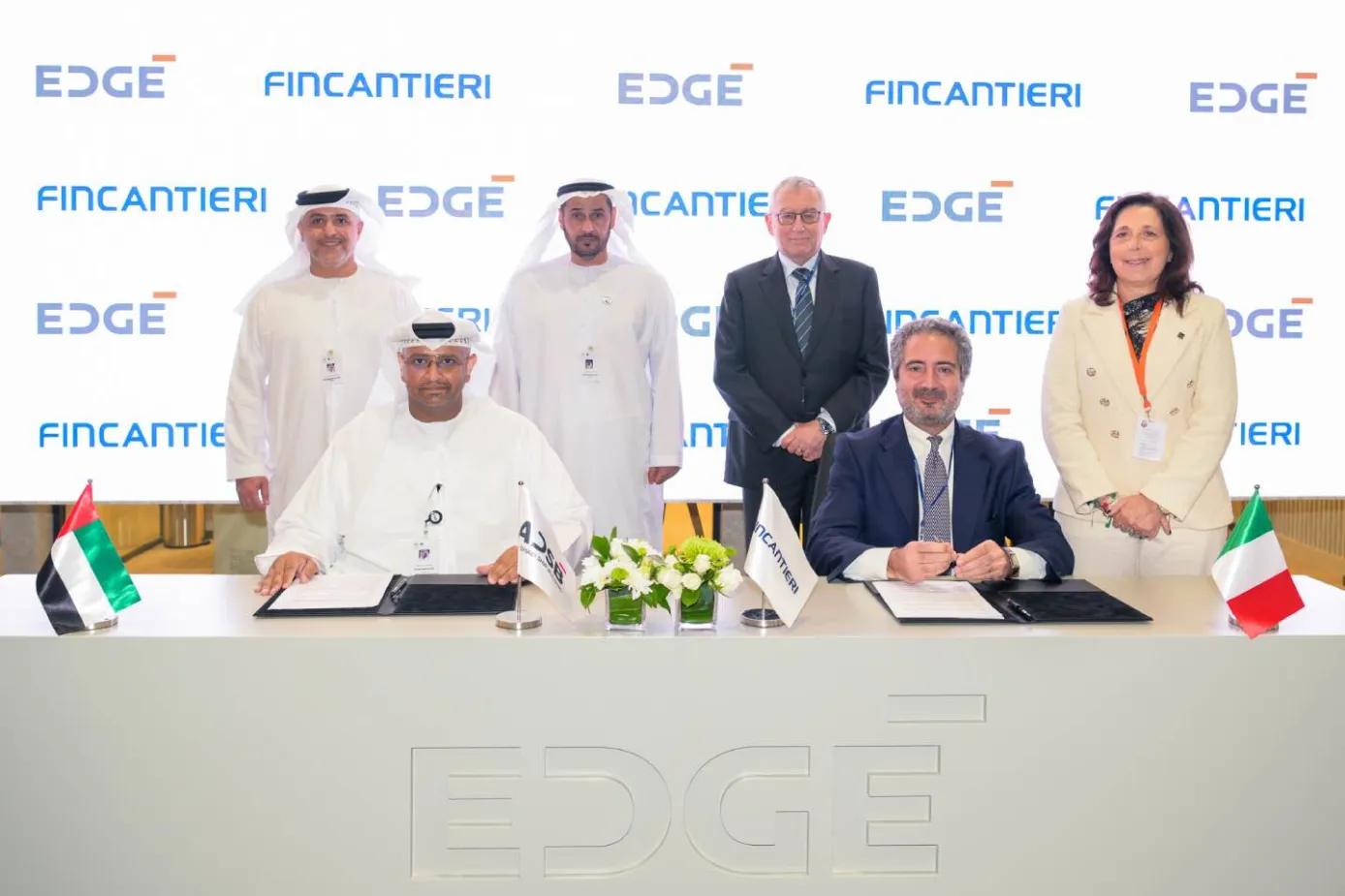  EDGE and Fincantieri Sign an Industrial Cooperation Agreement at IDEX 2023