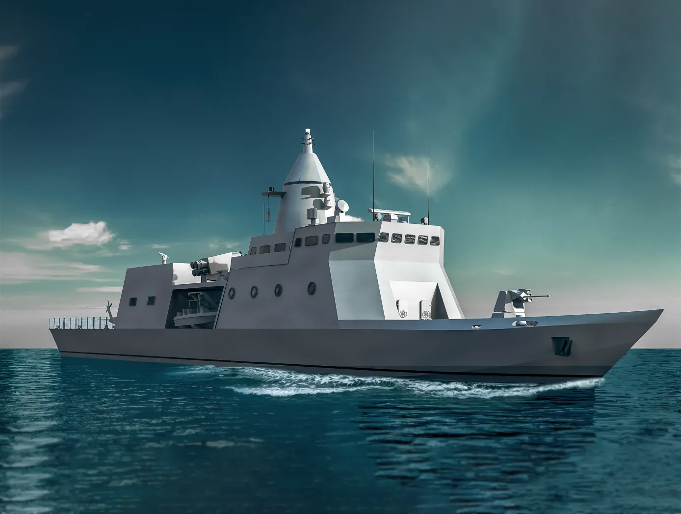 ADSB Unveils 92 metre Corvette Design at LIMA 2023