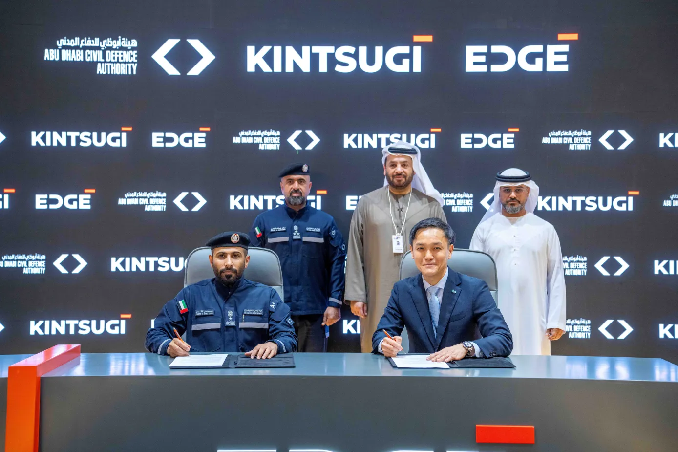 EDGE, Kintsugi &amp; Abu Dhabi Civil Defence Partner to Enhance Innovative Solutions