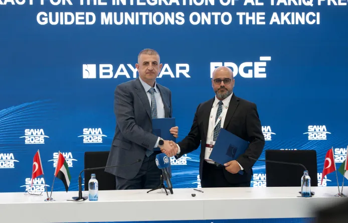 EDGE, Baykar Sign Contract to Arm AKINCI with AL TARIQ Precision-Guided Munitions